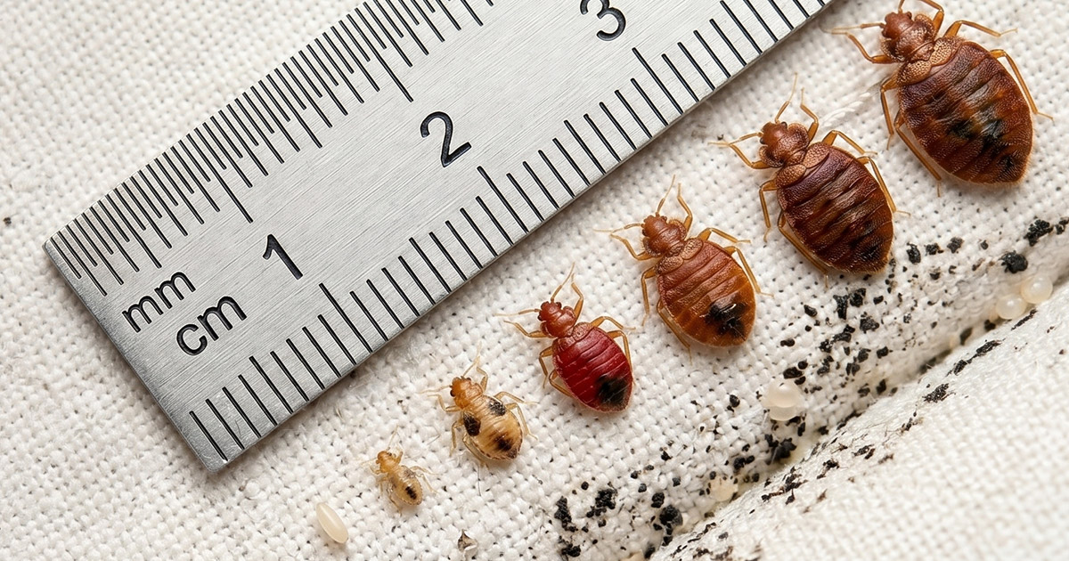 bed bug size