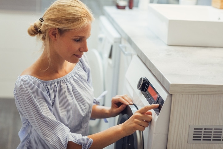 washing clothes