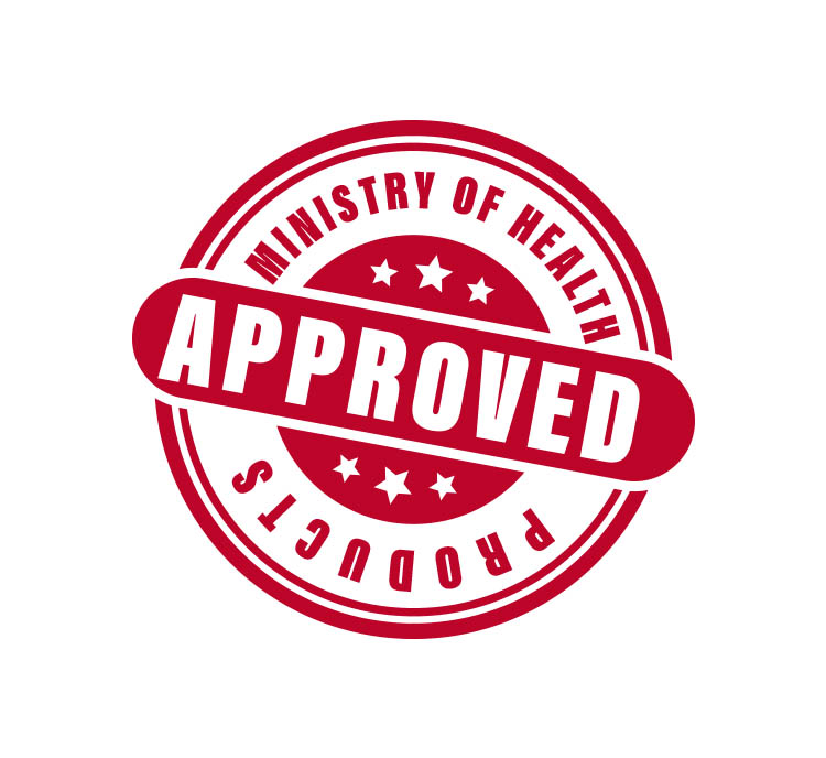 Ministry of Health Approved Products