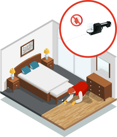 Conventional Bed Bug Treatment Step 1