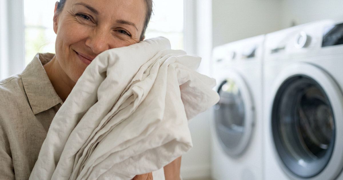 using laundry machine