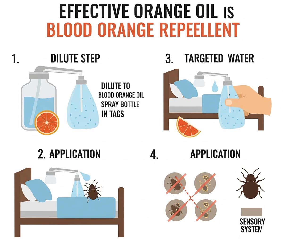 Blood Orange Oil for Bed Bugs