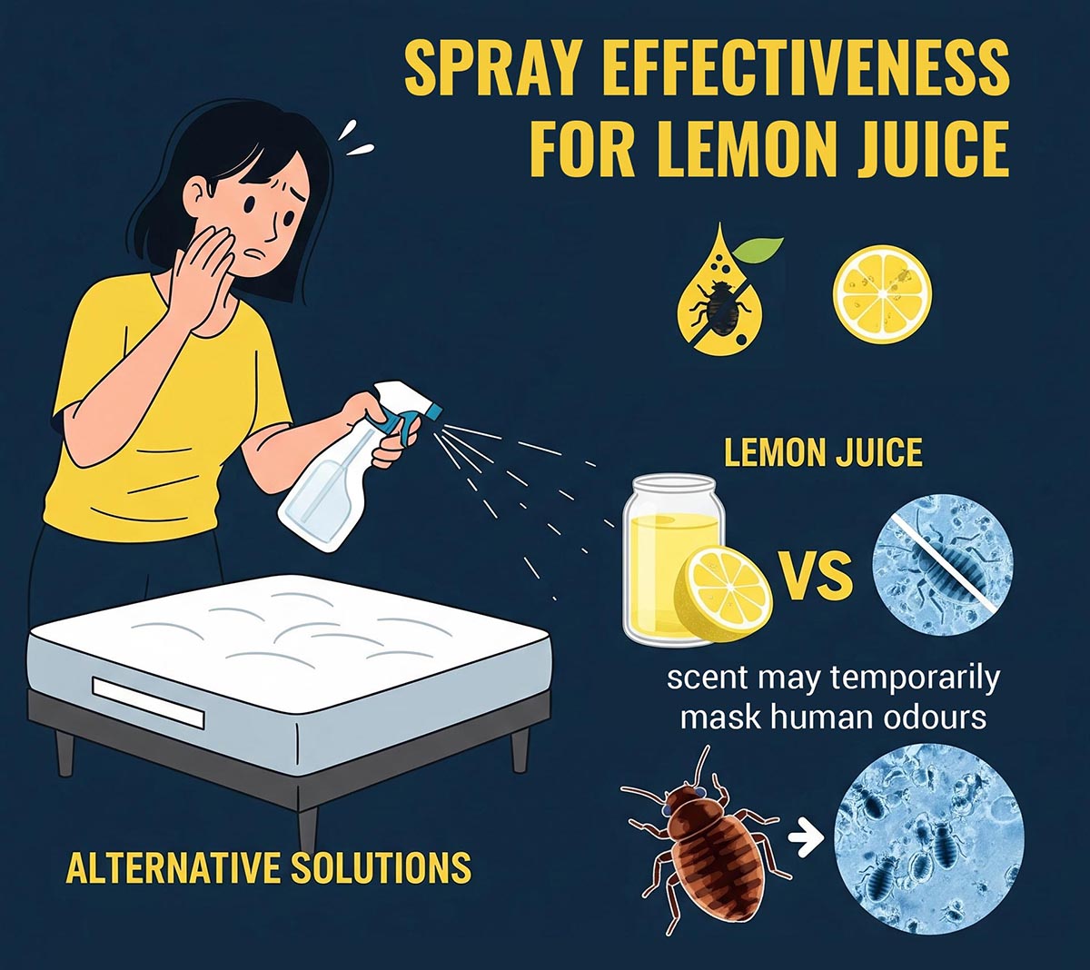 Lemon Juice and Bed Bugs