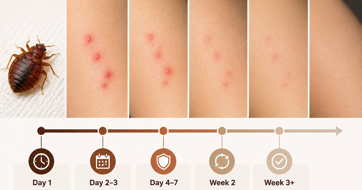 How Long Does It Take for Bed Bug Bites to Heal